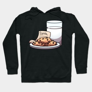 Milk And Cookies For Santa Hoodie